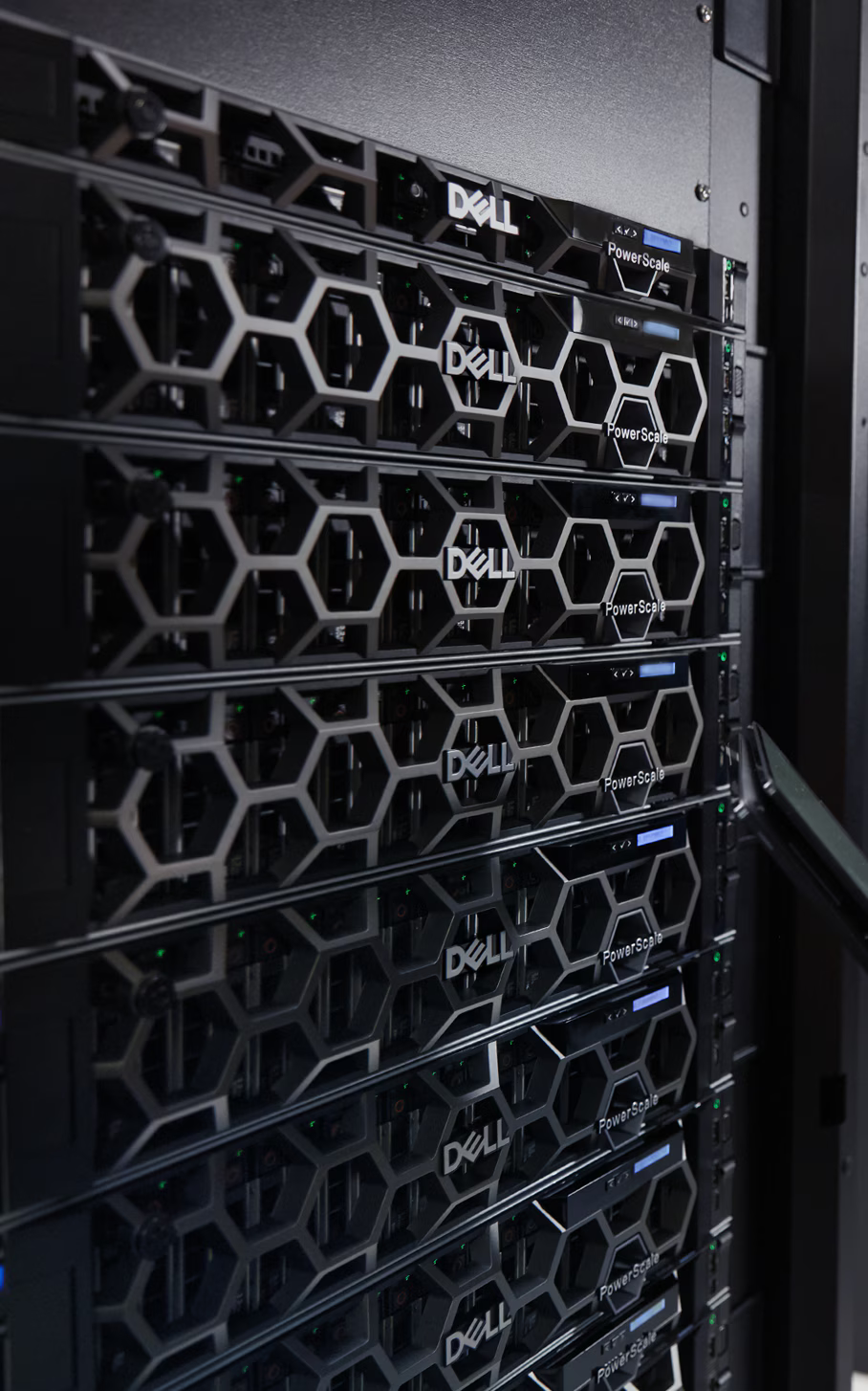 Dell server rack infrastructure